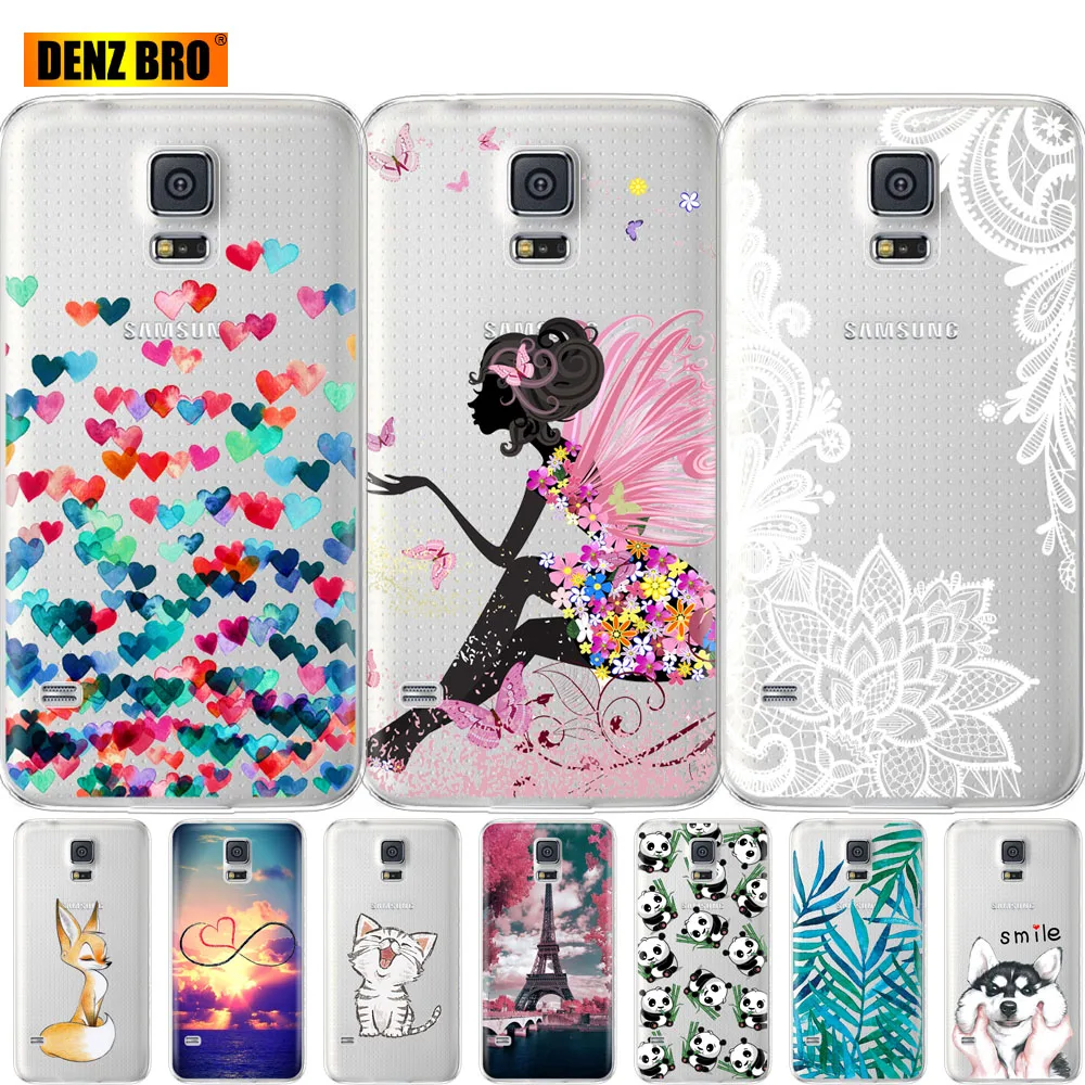 Силиконовый чехол для телефона Samsung Galaxy S5 Чехлы Neo Capa i9600 фоточехол | Мобильные