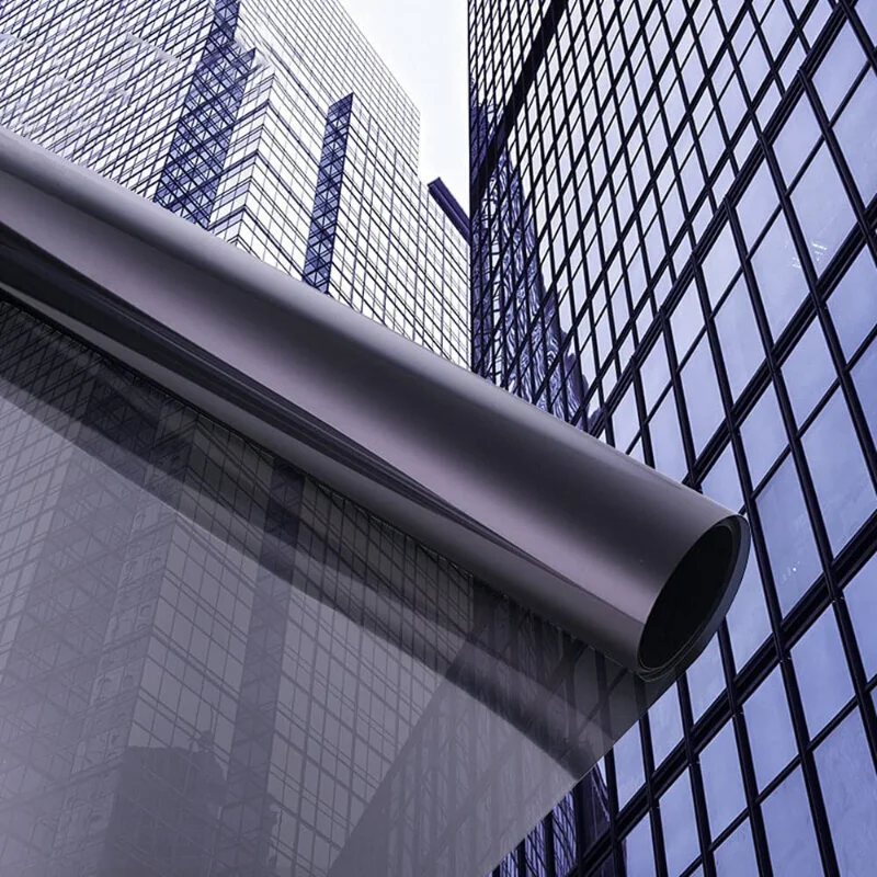 Unidirectional Mirror Glass Film Privacy Selfadhesive Residential Diy Window Film Thermal