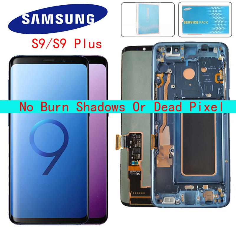 Сменный сенсорный ЖК дисплей AMOLED для SAMSUNG Galaxy S9 S9Plus G960 G965|Экраны мобильных
