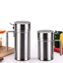 304 нержавеющая сталь масленка визуальная утечка масла бак для пищевого масла уксус бутылка