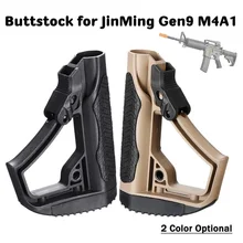 High Quality Tactical Nylon Dd Buttstock For Jinming Gen9 M4a1 J9 Gel Ball for Blaster Toy Outdoor Tactical Game Equipment