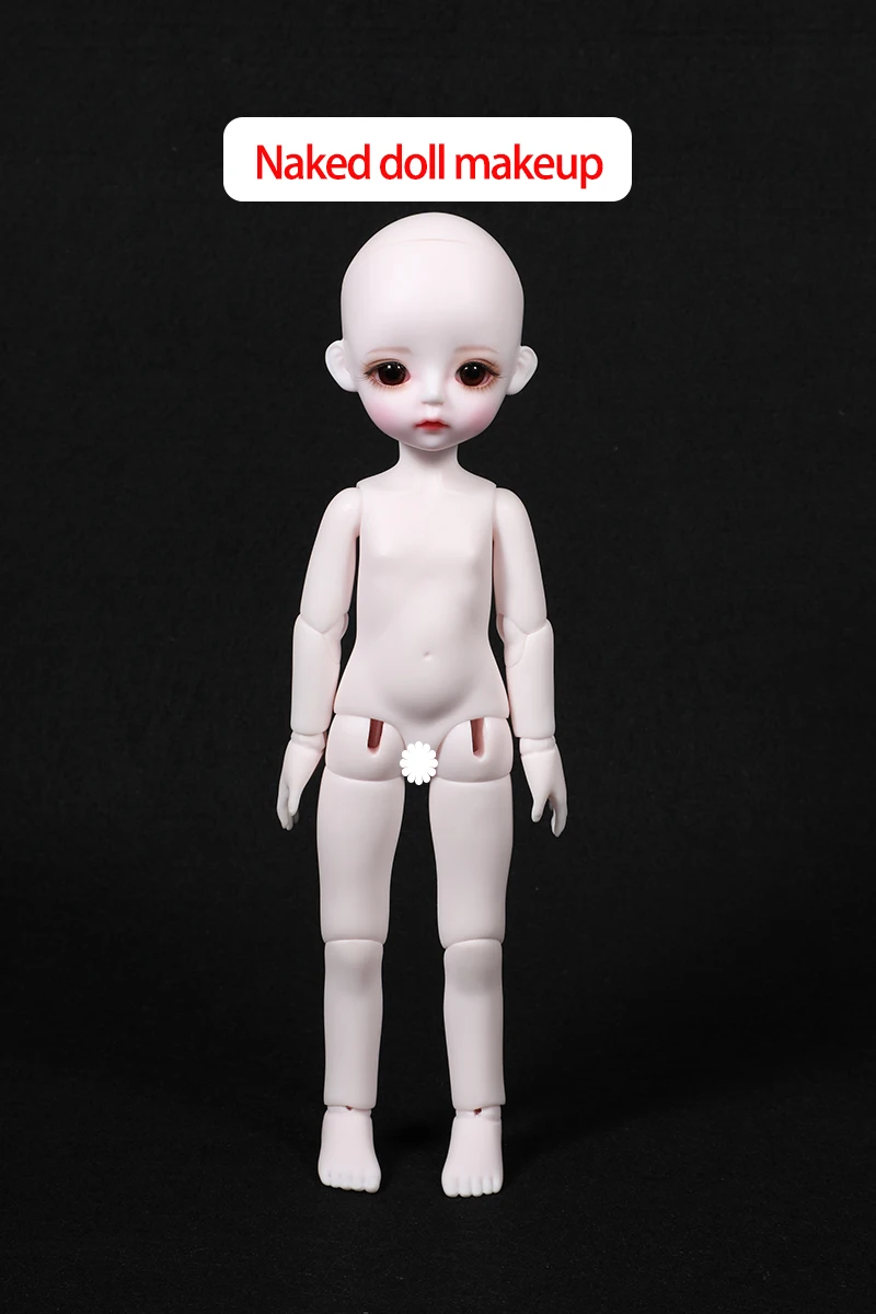 1/6 BJD Кукла SD кукла lina chouchou Маргаритка тело смолы фигурки Luts AI YoSD набор игрушек для детей Gift277 - Цвет: Naked doll makeup