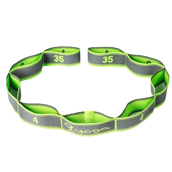 

Gym Fitness Yoga Pilates Stretch Strap Band Physical Training Professional Fitness Resistance Rope Green