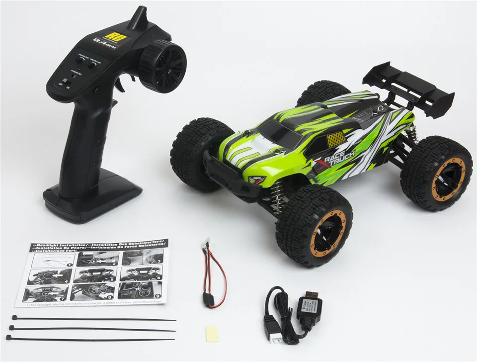 1/16 масштаб 4WD RC модель автомобиля с дистанционным управлением RC390 щеточный мотор 2435 бесщеточный высокоскоростной гоночный внедорожный большой игрушечный автомобиль грузовик