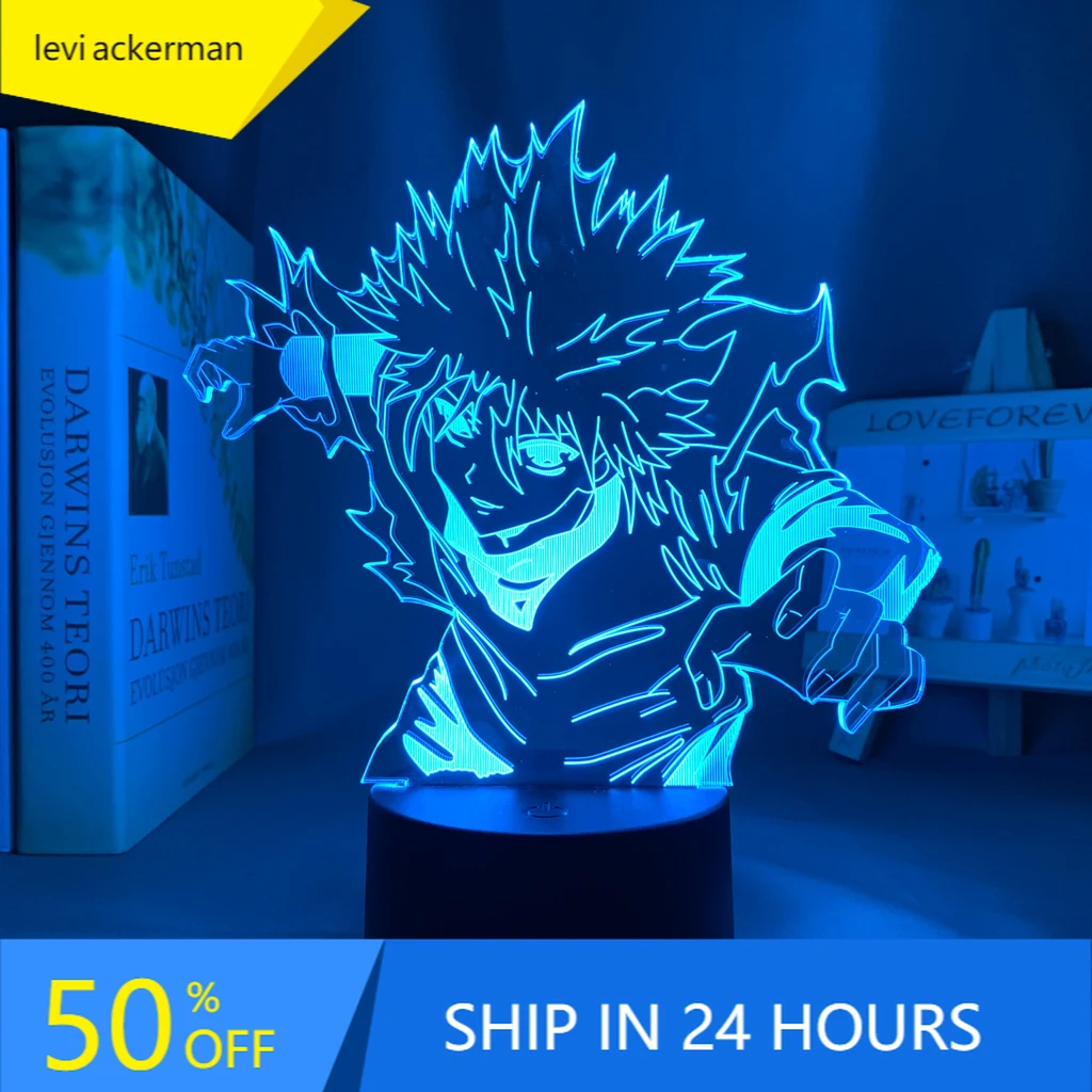 3d светодиодный светильник Hunter X Killua для спальни ночник декора подарок на день