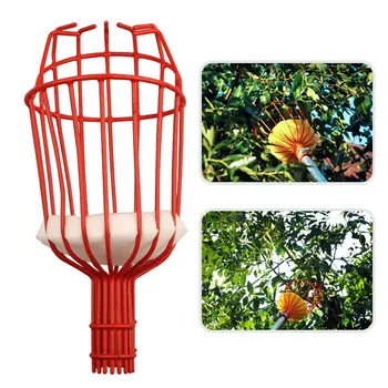 

Metal Fruit Selector Wheat Field Catcher Aluminum Deep Basket Apple Pear Orange Fruit Catcher Harvest Garden Picking Tool
