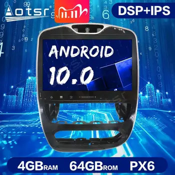 

Android 10.0 PX6 64GB Car GPS Navigation Unit For Renault Clio 2017-2018 Stereo Head Unit Multimedia Player Radio Tape Recorder