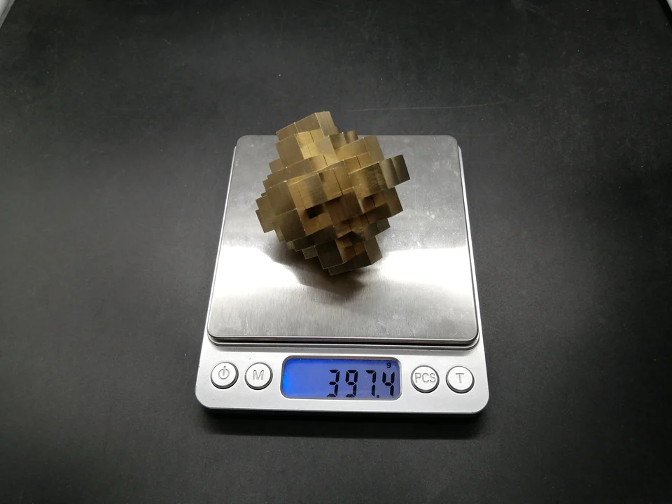 24 колонны форма структура медная металлическая головоломка 3D мозговой тизер Развивающая игра Геометрическая Игрушка коллекция китайский подарок