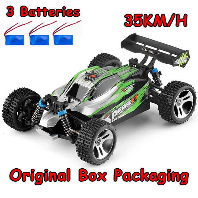 A959-A 35KM 3battery Распродажа Wltoys A959 50 км/ч n A959-B 70 км/ч 2,4 г 4CH Высокоскоростной Rc автомобильный скоростной гоночный автомобиль ударопрочный каучук внедорожный - Цвет: A959-A 35KM 3battery