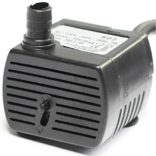 3w 4 lamp submersible pump rockery wheel small fish tank decoration disk with LED light water pump