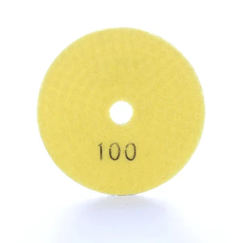 

16pcs 4 Inch Polishing Pads Sandpapers For Granite Stone Concrete Marble 50 To 10000 Grit Diamond Tool For Woodworking Polishing
