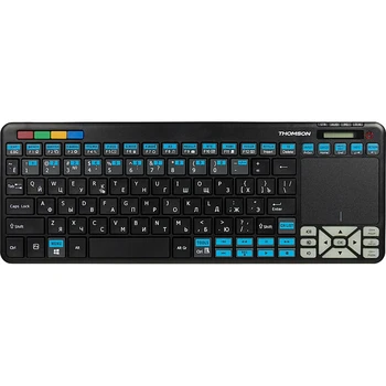 

Keyboard Thomson ROC3506 Samsung black USB wireless slim Multimedia Touch LED