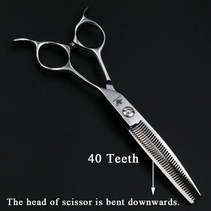 

Pet Scissors 6.5" Downward Curved Pet Grooming Scissors Professional Thinning Shears Salon Barber Using Dogs & Cats SUS440C
