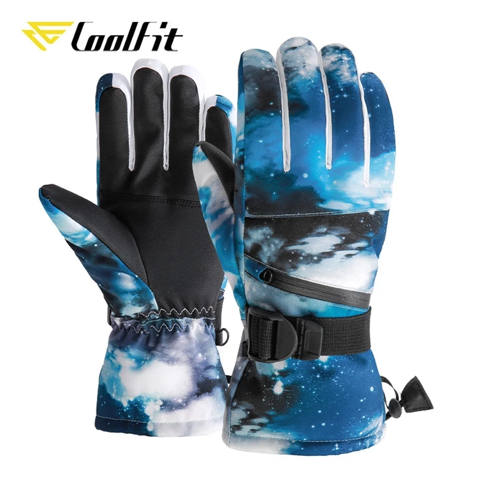 Sonw Snowboard-Gloves Waterproof Warm Winter Women/kids Coolfit Ultralight Fleece