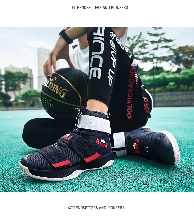 Men's Lebron James Basketball Shoes Breathable Sports Shoes Mens Ankle Boots Basketball Sneakers Cushioning Jordan Shoes Unisex