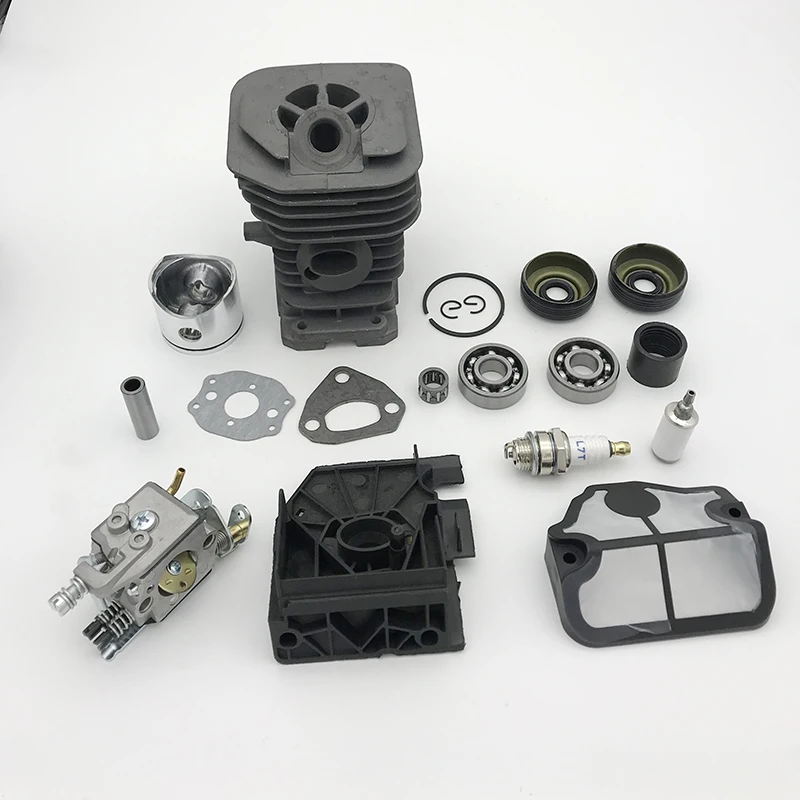 HUNDURE 40mm cylindr píst jiskra zátka karburátor carb vzduch filtr souprava vhodný husqvarna 142 141 motorová pila běžící pás pila spares součástky