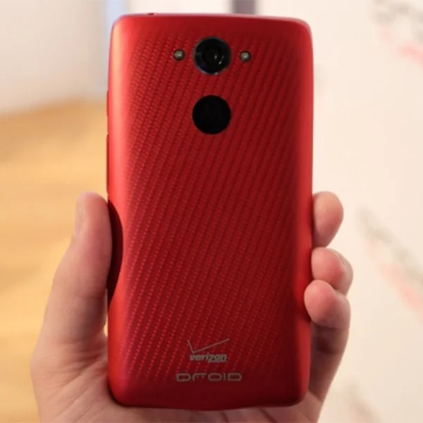 Red Plastic cover Мобильный телефон Motorola DROID Turbo XT1254 3g 3g B ram 32 Гб rom Snapdragon805 5," 1440X2560 3900 мАч NFC Android-смартфон - Цвет: Red Plastic cover
