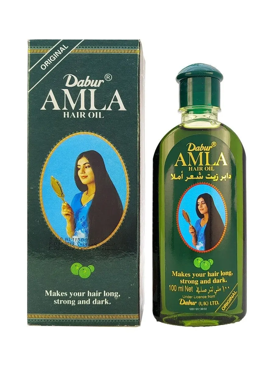 Dabur/китайское масло для хайдабур АМЛА / Питание блеск и сила Натуральная