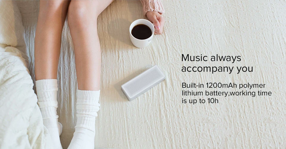 Xiaomi HD стерео динамик квадратная коробка 2 Bluetooth V4.2 1200 мАч Aux линейный в громкой связи портативный беспроводной динамик