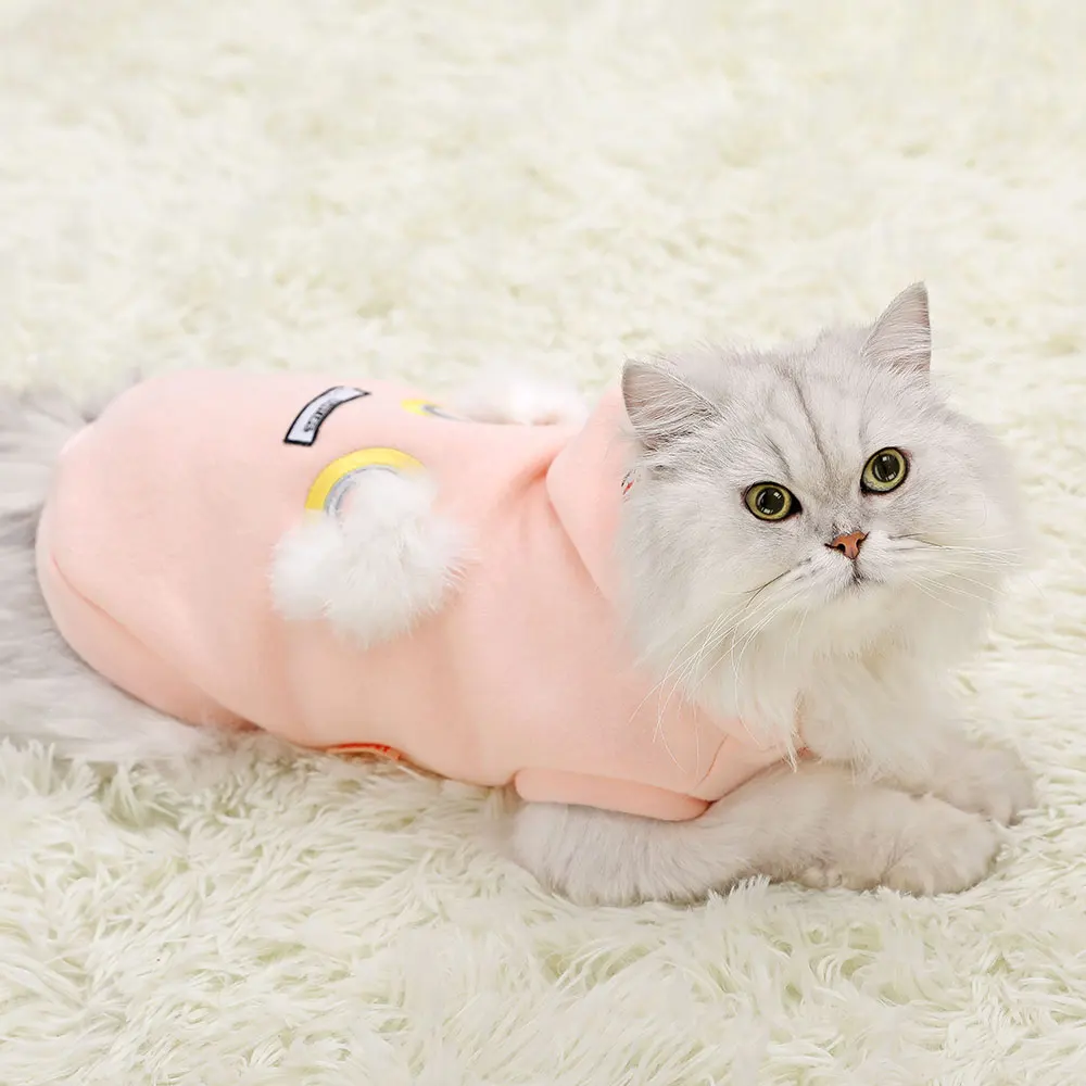 Hoopet одежда для домашних животных зимние куртки для кошек куртка Костюмы Щенок Одежда для собак, худи для собак кошки котенка наряды