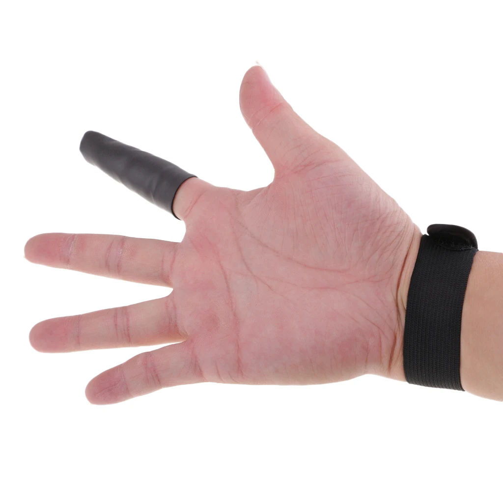 Fishing Single Finger Stall Protector Glove Gloves Sea Surf Casting Fly Braid Line Black Non-Slip Outdoor Fishing Dropshipping