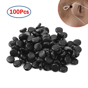 

100Pcs Creative Soft Silicone Anti-Slip Ear Band Extension Buckle Connectors Ear Protective Rope Regulator for Face Shield Cover