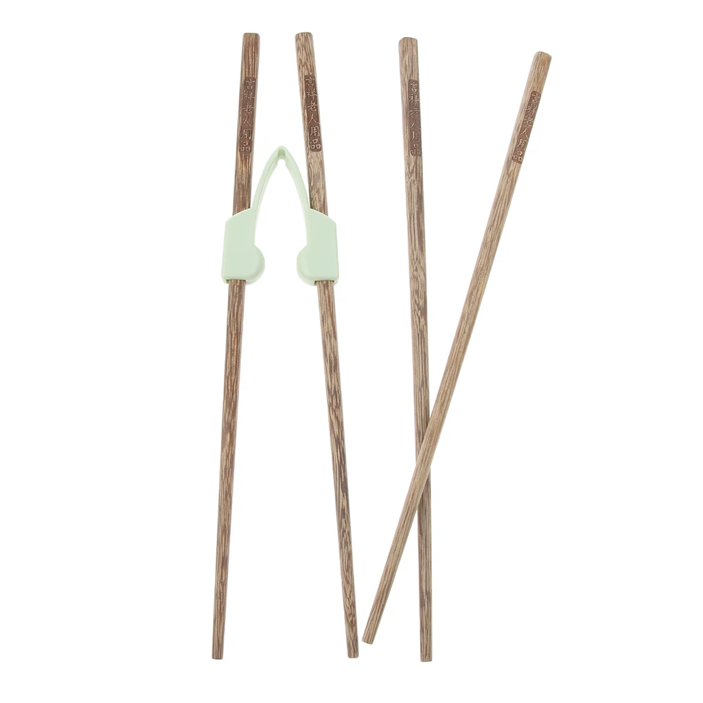 4pcs Elderly Eating Aids Anti-Slip Chopsticks Training Chopsticks Learning Chopsticks For Adult Beginners Children