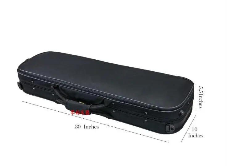 

High-end two-face violin case waterproof and moisture-proof Oxford cloth with hygrometer shoulder strap size complete