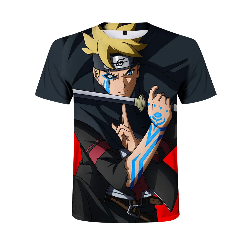 

2021 New Naruto 3D Printed Men's And Women's T-shirt Personality Trend Short-Sleeved XXS-6XL