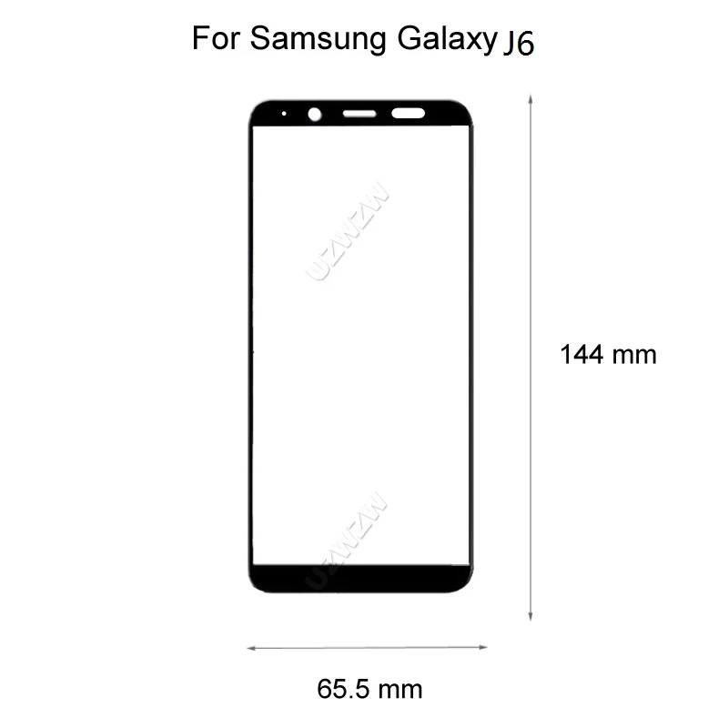 2 шт. для Samsung J6 Plus 2018 полное покрытие закаленное стекло Защита экрана Защитное Galaxy