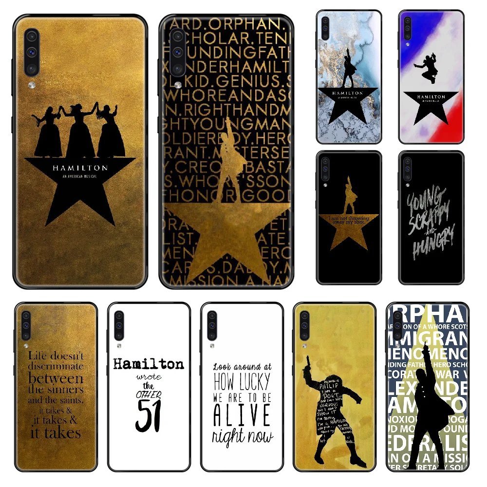 ТВ Гамильтон музыкальные слова Модный чехол для телефона Samsung Galaxy A 3 5 6 7 8 20 40 50 70 71 E