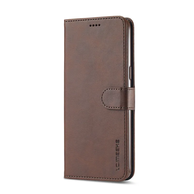 Luxury Leather Wallet Flip Case with Stand and Card Slots