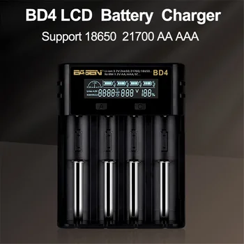 

AA AAA LCD NiMH battery Charger 18650 26650 21700 18350 Li-ion 3.7V/3.2V/1.2V lithium Battery 18650 Smart Charger 5V 2A EU