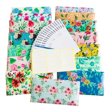 

15Pcs Creative Budget Sheet Cash Envelopes Floral Waterproof Budget Envelopes Cash Envelopes for Gift Woman Man