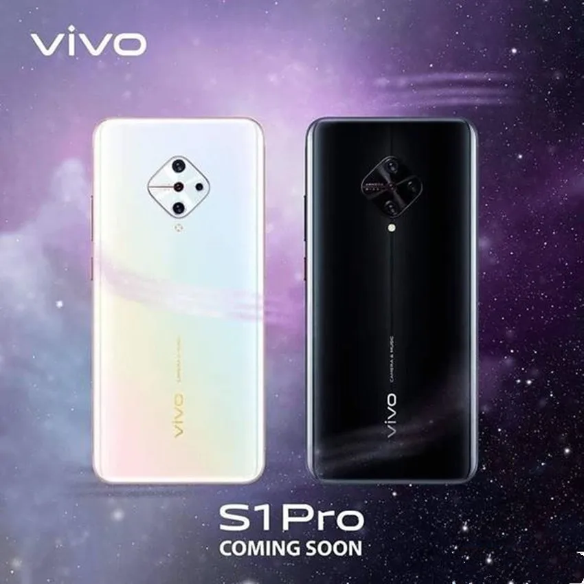 Мобильный телефон Vivo S1 Pro, 6,39 дюймов, 6 ГБ ОЗУ, 256 Гб ПЗУ, восьмиядерный смартфон Snapdragon 675, Android 9. 0, 3700 мАч