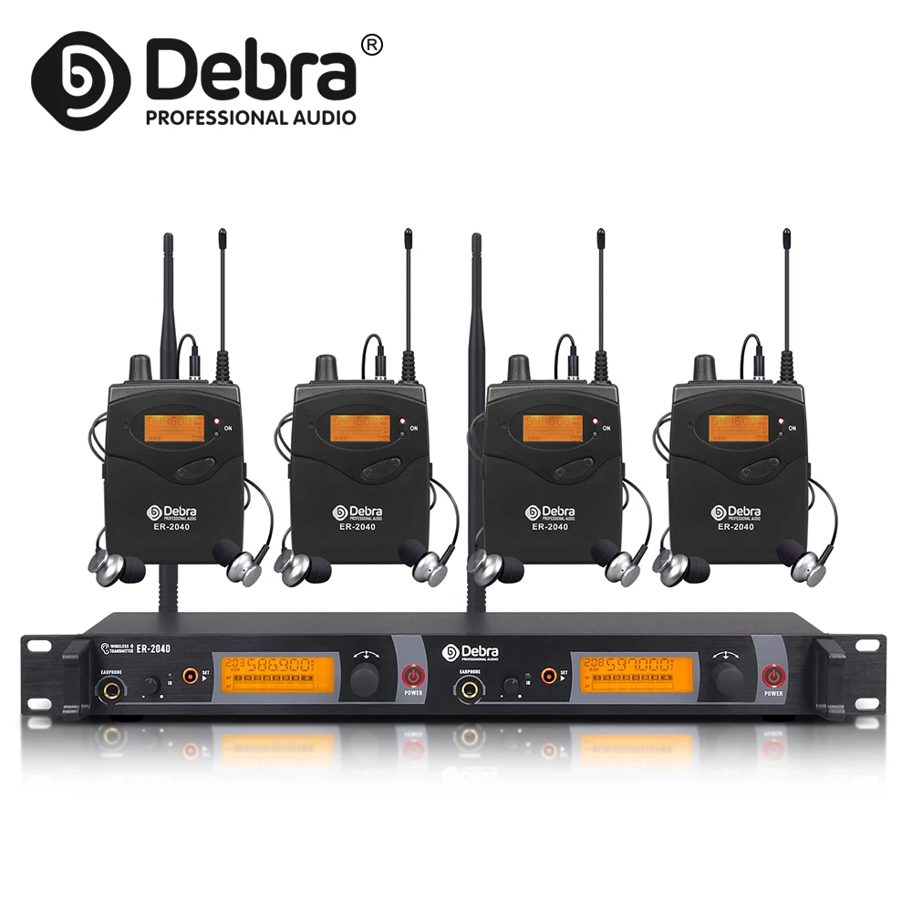 New upgrade best sound quality!!! ER-2040 Professional UHF In Ear Monitor System for Stage performance singer