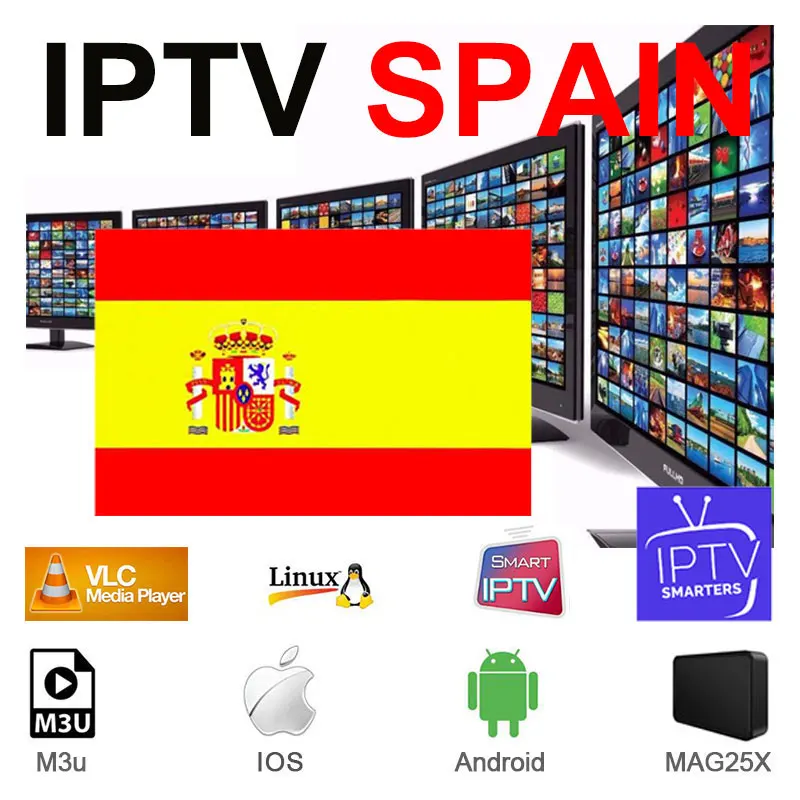 Live 1 год подписки IPTV испанский код m3u бесплатный тестовый канал Movistar для Smart IP tv Smarters Pro VLC SSIP tv Box