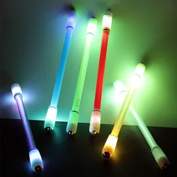 Stylo rotatif à lumière LED, Anti stress, antidérapant, pour adultes et enfants 