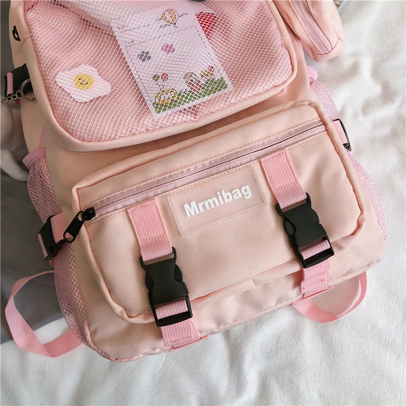 Kawaii Korea Style Multi-Pocket Shoulder Backpack