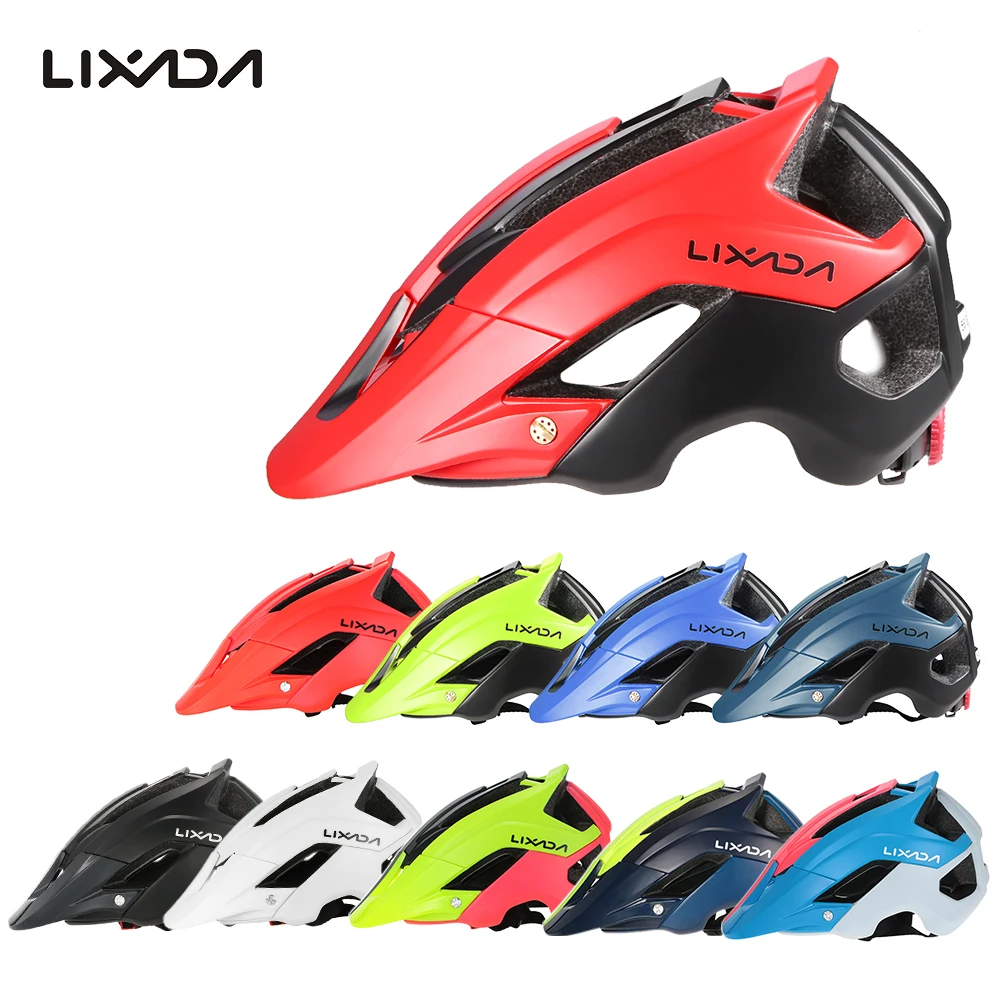 

Lixada Bicycle Helmets Lightweight Road Mountain Bike Cycling Helmet Sports Protective Helmet 13 Vents Safety Cap Matte Black