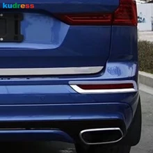 Для Volvo XC60 XC 60 ABS хром задний бампер противотуманная фара рамка Крышка отделка хвост FoLight украшения Аксессуары