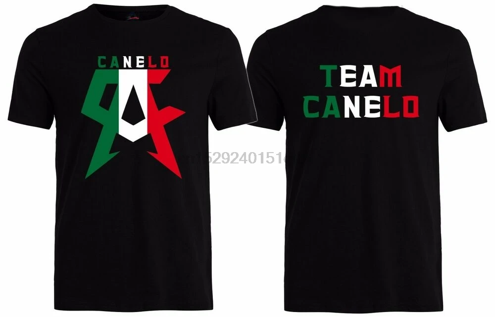 Футболка унисекс команды CANELO флаг Мексики Саул Альварес боксерский Чемпион |