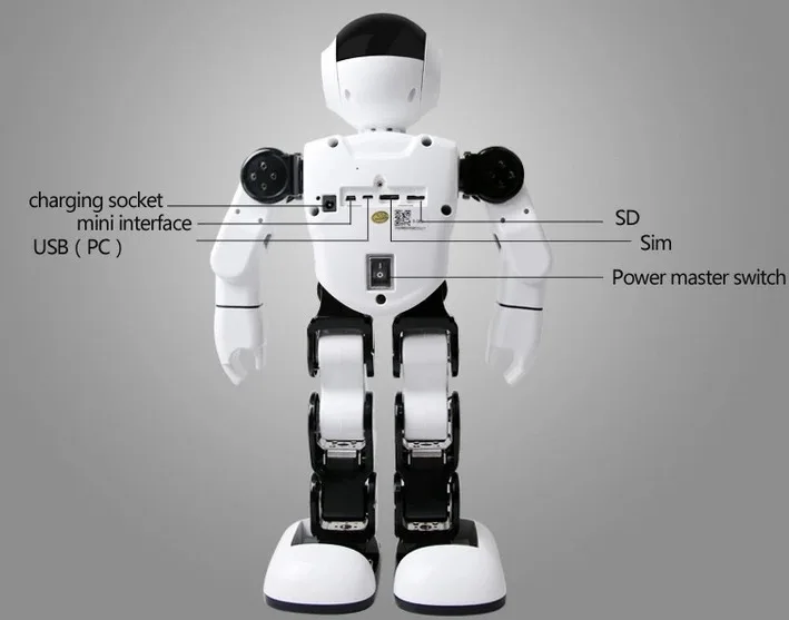 Voice-Controlled Robot child Learning Machine Singing Dancing Action Performance Smart Robot 2 Million Camera Robots toys gifts