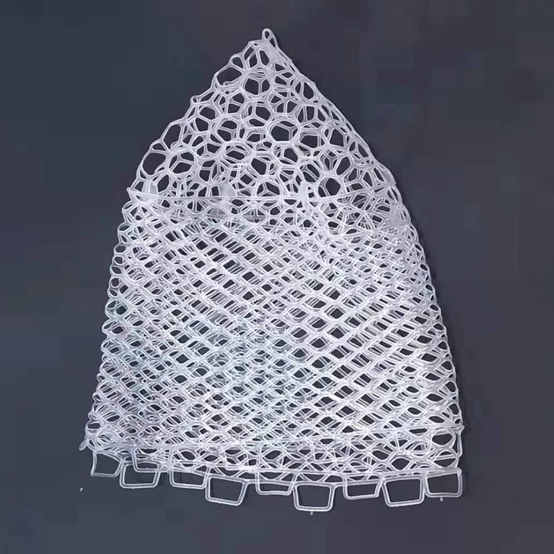 Dip Net Head Depth：32/40/47/55cm Hand Net Replacement PVC Material Fishing  Accessories