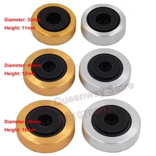 1 Набор/6 шт. Алюминий БУР с фиксатором для ножки для ног коврик усилитель вакуумной трубки Динамик БУР с фиксатором для ножки Pad 44*17/40*12/30*11 мм на выбор