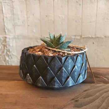 

Molds for Concrete Flower Pot Handmade Cement Planter Molds Round Garden Pot Molds