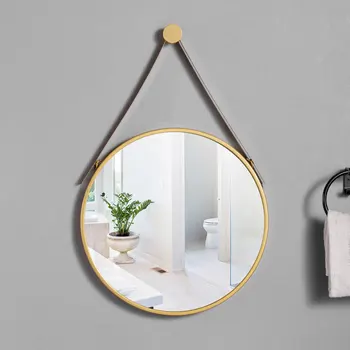 

Round /Geometric Mirror Iron Golden Frame Wall-mounted Mirror Wall Art for Bathroom Wall Decorative Mirror Wall Mirror Wy1116023