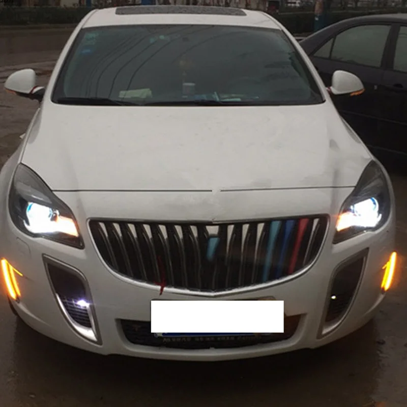 Автомобильный мигающий 2 шт. Автомобильный светодиодный DRL для Buick Regal GS Opel Insignia 2010- Противотуманные фары Дневные ходовые огни
