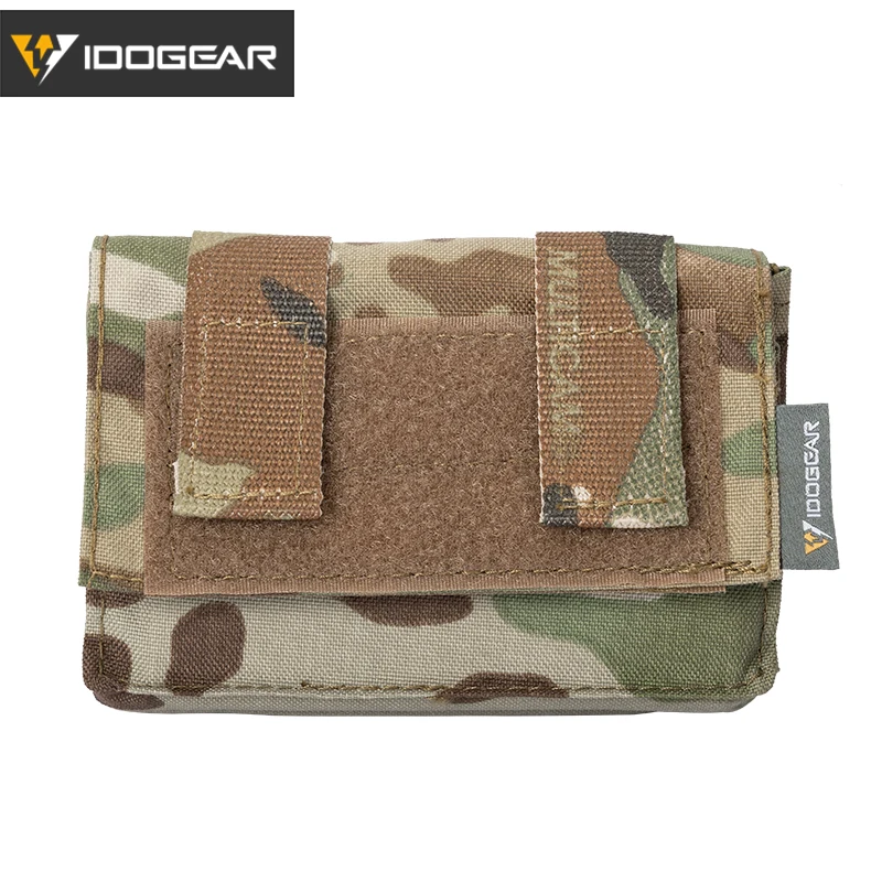 MultiCam IDOGEAR Тактический шлем универсальный чехол съемный задний Чехол NVG противовес аккумуляторная сумка 3549 - Цвет: MultiCam