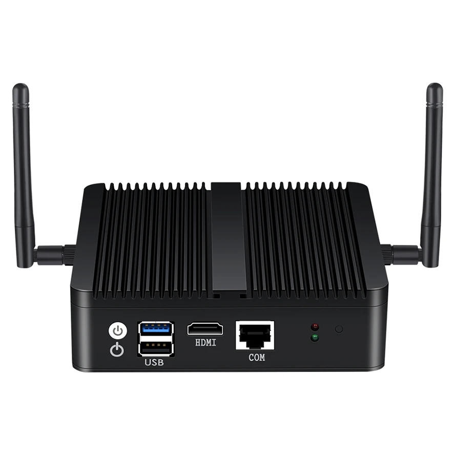 Xcy безвентиляторный мини-ПК Intel Celeron Core j1900 6lan Minipc Linux Compute Stick настольный компьютер Pfsense Карманный Micro Tv Box Portatil